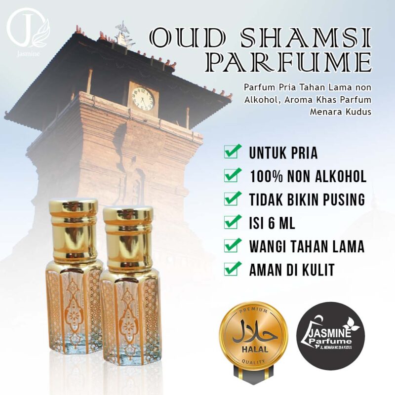 OUD SHAMSI - Aroma Khas Parfum Menara Kudus