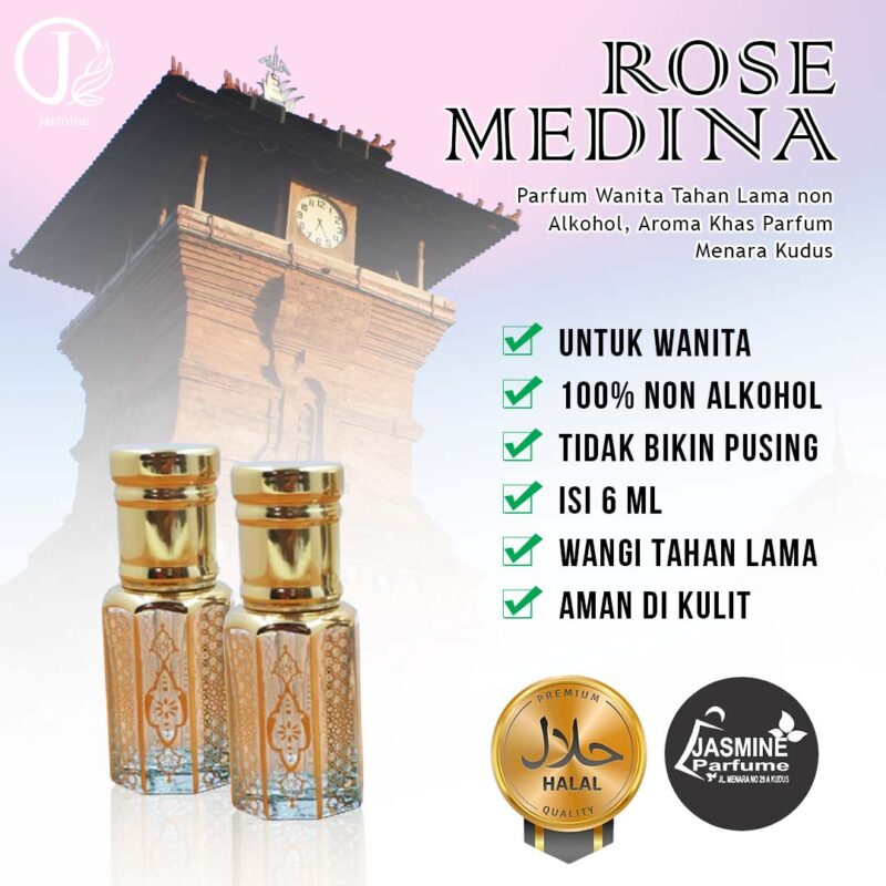 Rose medina - Aroma Khas Parfum Menara Kudus